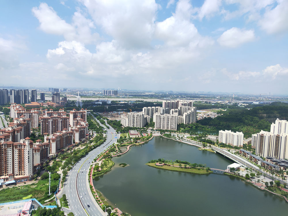 南沙蕉门河中心区图片(严学军拍摄)