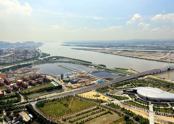 2014年9月11日,南沙明珠湾(周智群摄)