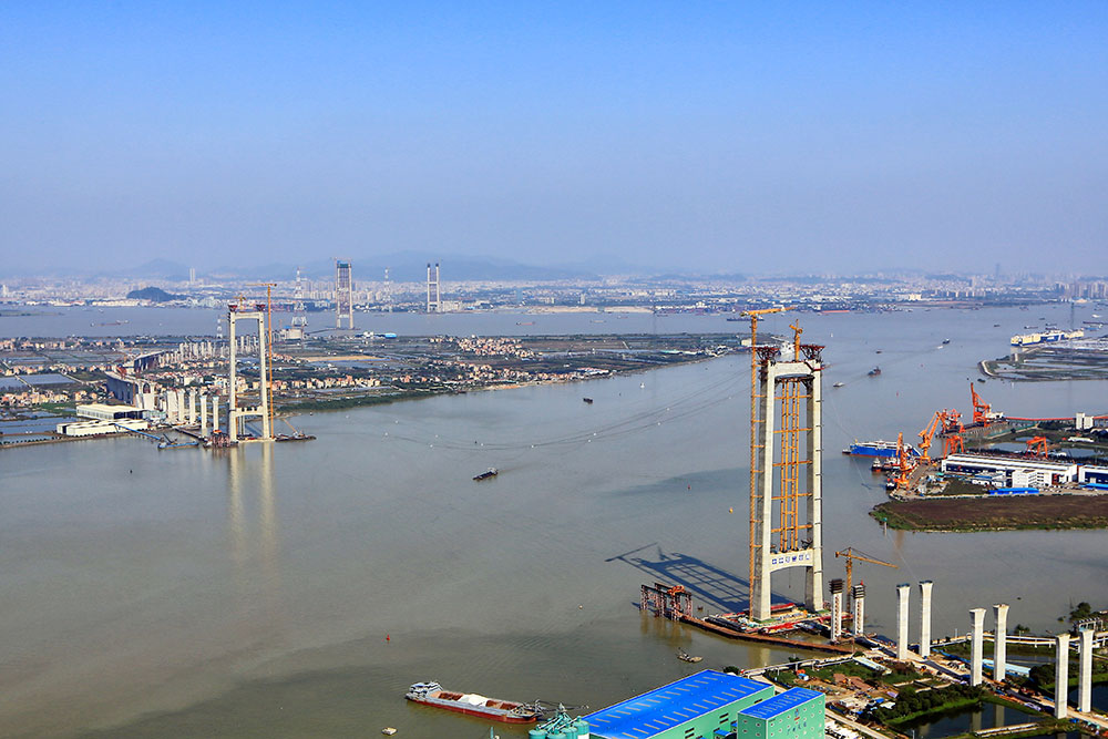 2017年4月,南沙大桥(周智群摄)