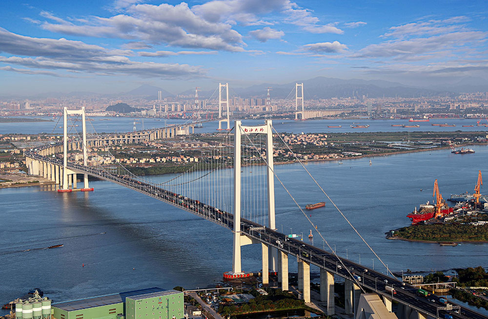 2019年10月,南沙大桥(周智群摄)